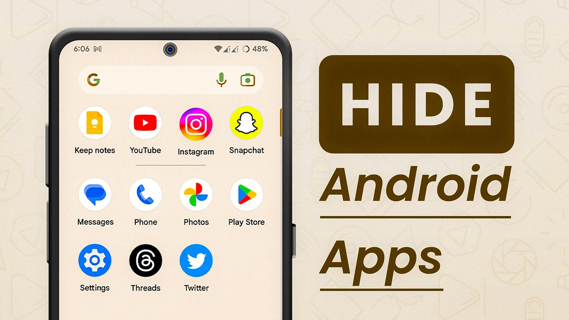 How to Hide Apps In Android Without ROOT ?