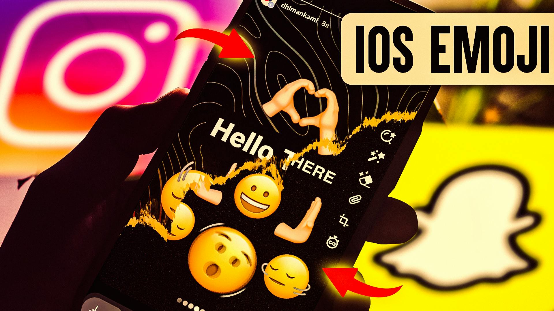 How to Use iOS Emojis In Instagram Snapchat Android ? *No 3rd Party App*