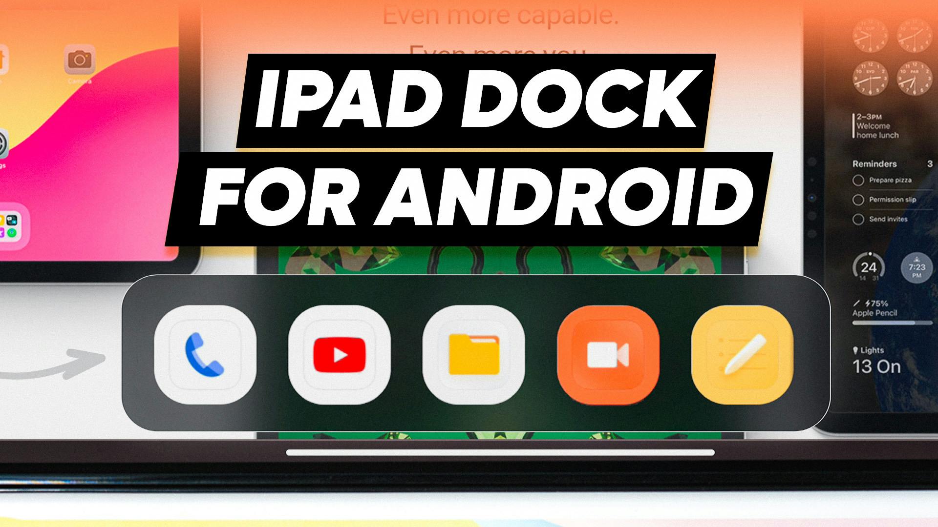 iPadOS Dock For Android || How to inst all iPadOS In Android